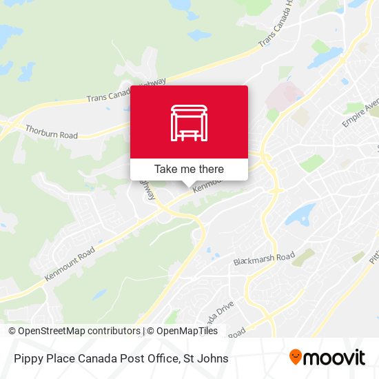 Pippy Place Canada Post Office map