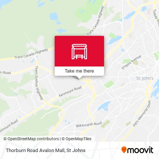 Thorburn Road Avalon Mall map