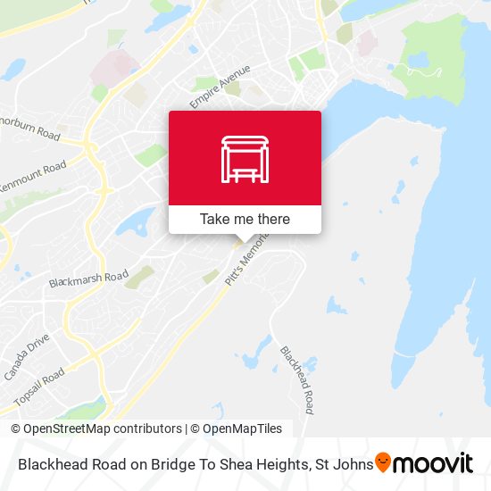 Blackhead Road on Bridge To Shea Heights map