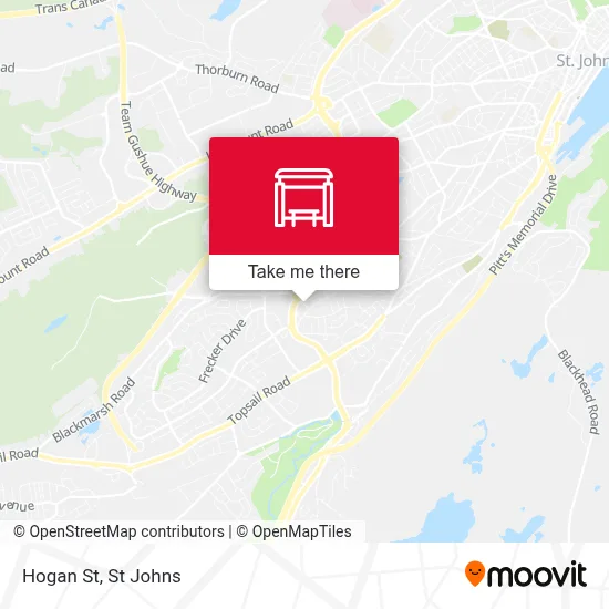 Hogan St map