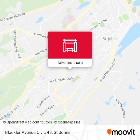 Blackler Avenue Civic 43 map