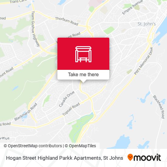 Hogan Street Highland Parkk Apartments map