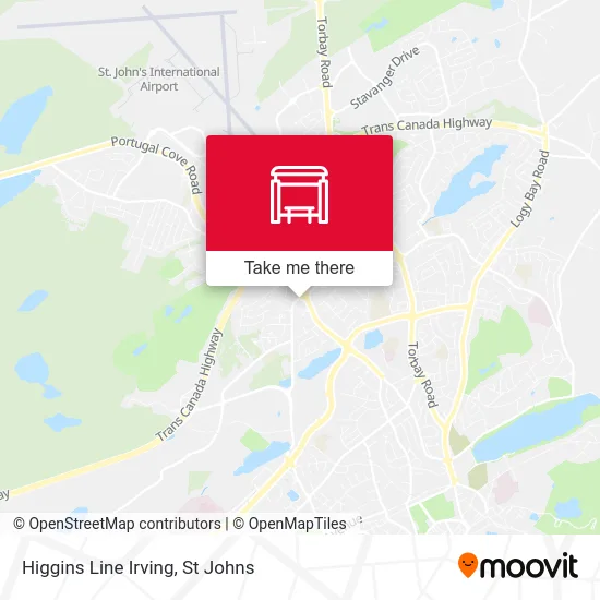 Higgins Line Irving map