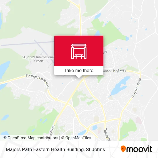Majors Path Eastern Health Building map