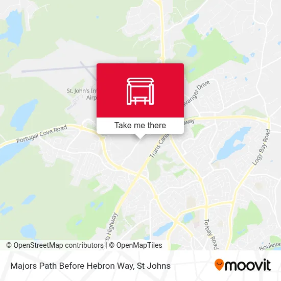 Majors Path Before Hebron Way map