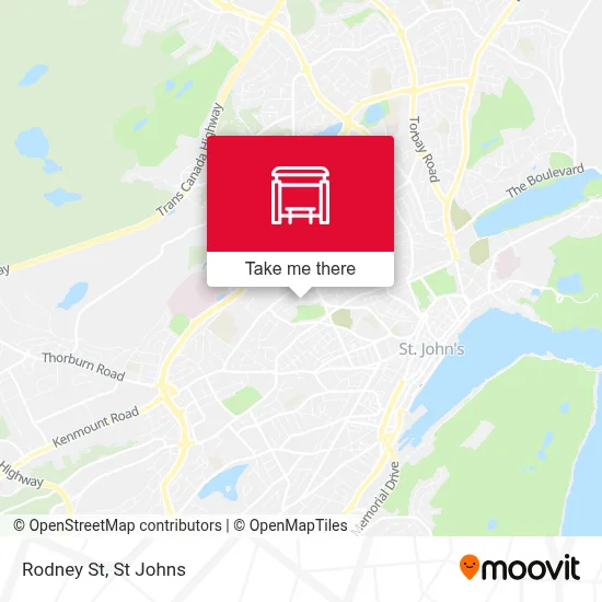 Rodney St map