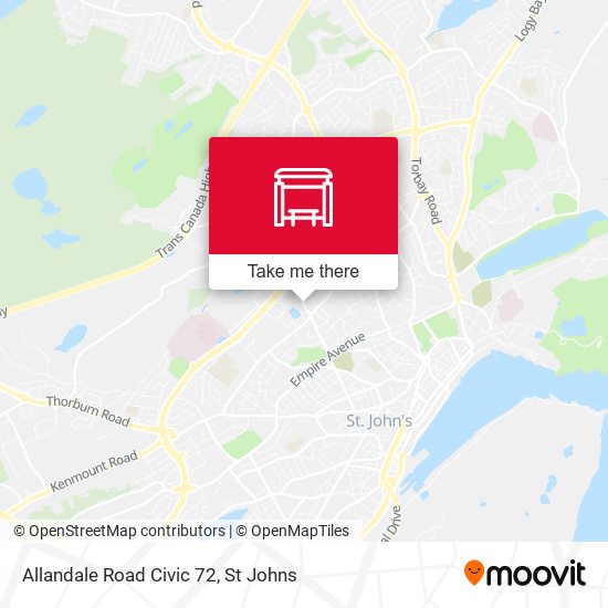 Allandale Road Civic 72 map