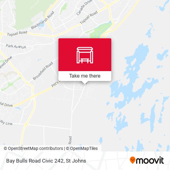 Bay Bulls Road Civic 242 map