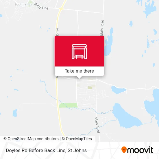 Doyles Rd Before Back Line map