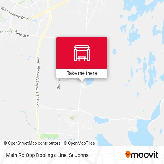Main Rd Opp Doolings Line map