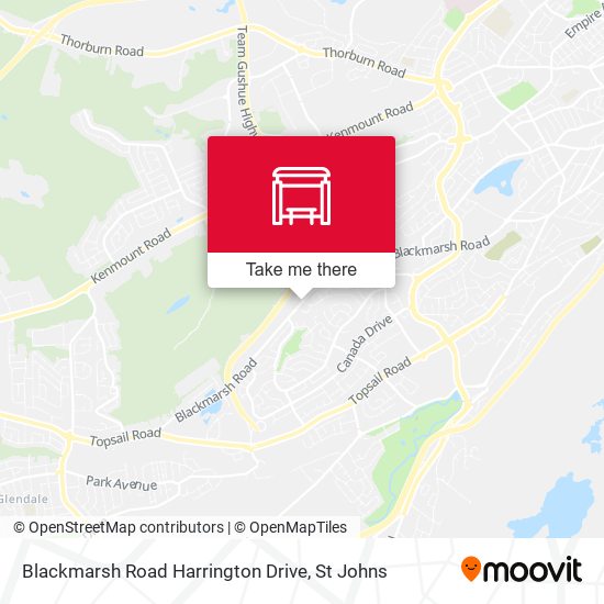 Blackmarsh Road Harrington Drive plan