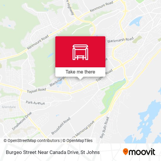 Burgeo Street Near Canada Drive map