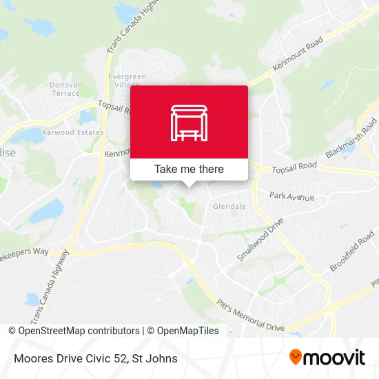Moores Drive Civic 52 map