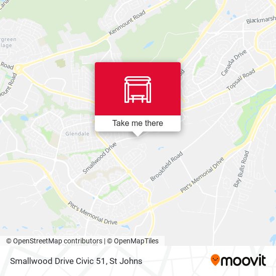 Smallwood Drive Civic 51 map