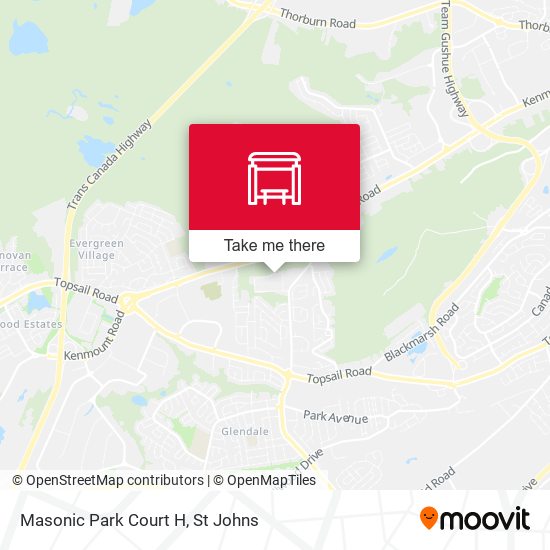 Masonic Park Court H map