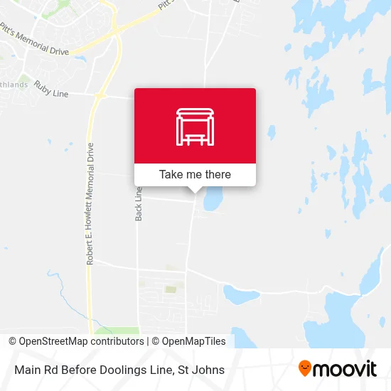 Main Rd Before Doolings Line map