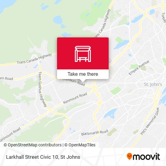 Larkhall Street Civic 10 map