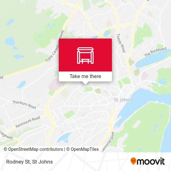 Rodney St map
