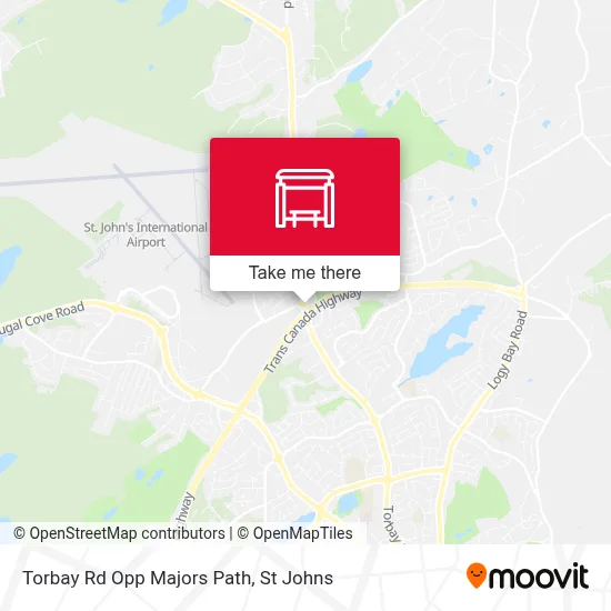 Torbay Rd Opp Majors Path map
