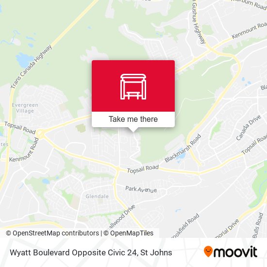 Wyatt Boulevard Opposite Civic 24 map