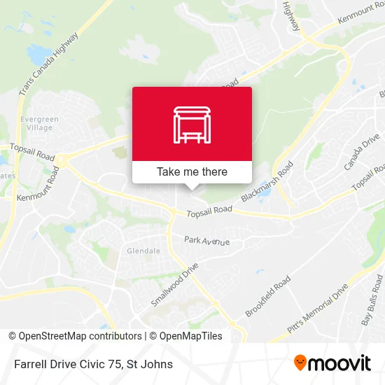 Farrell Drive Civic 75 map