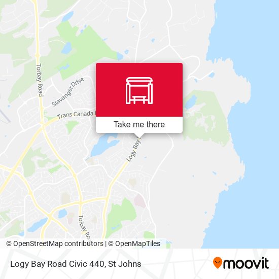 Logy Bay Road Civic 440 map