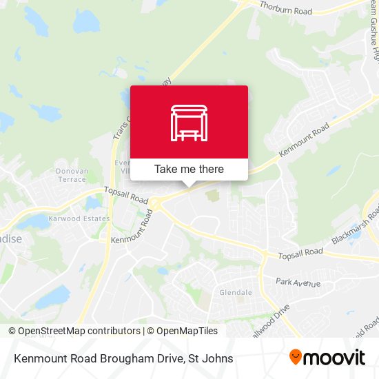 Kenmount Road Brougham Drive plan