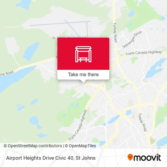 Airport Heights Drive Civic 40 map