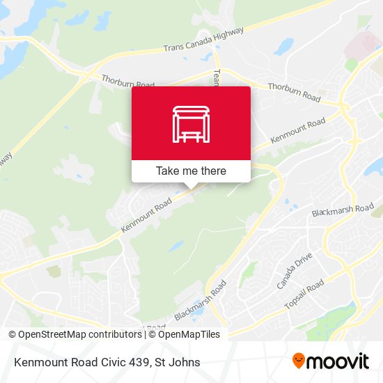 Kenmount Road Civic 439 map