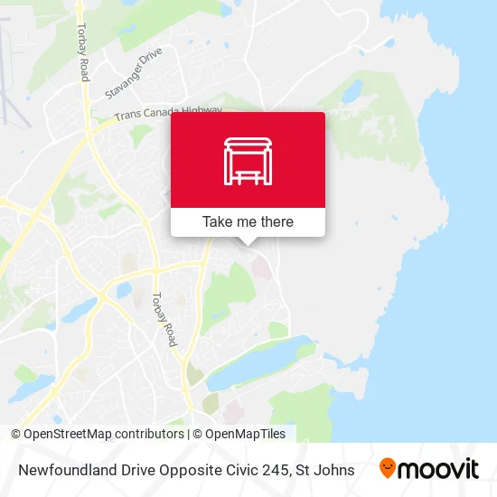 Newfoundland Drive Opposite Civic 245 map
