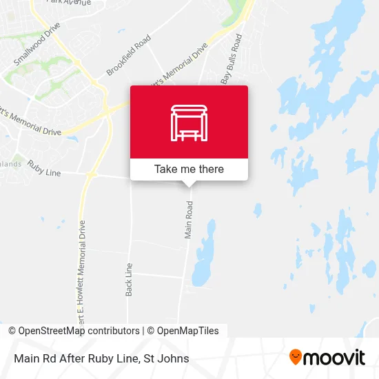 Main Rd After Ruby Line map