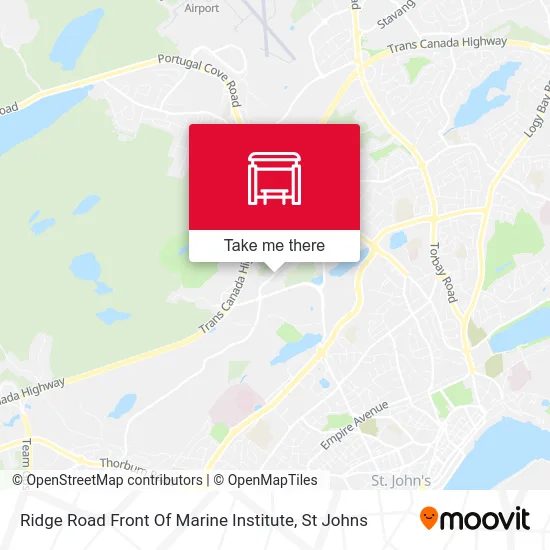 Ridge Road Front Of Marine Institute map