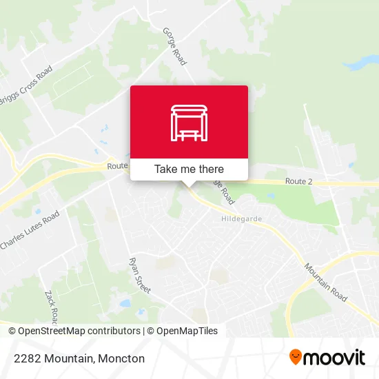 2282 Mountain map