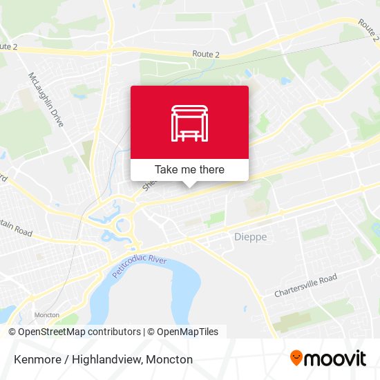 Kenmore / Highlandview map