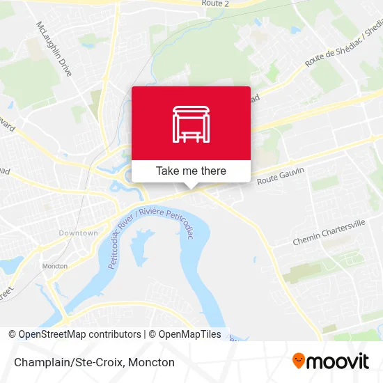 Champlain/Ste-Croix map