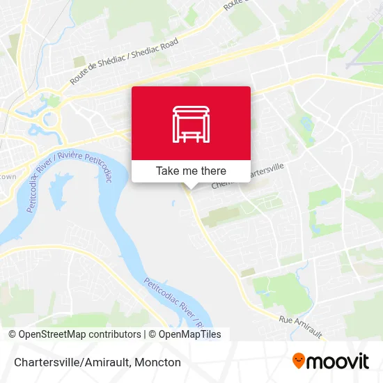 Chartersville/Amirault map