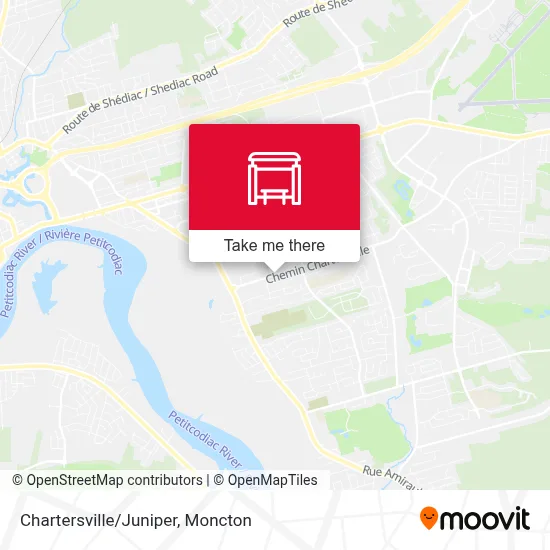 Chartersville/Juniper map