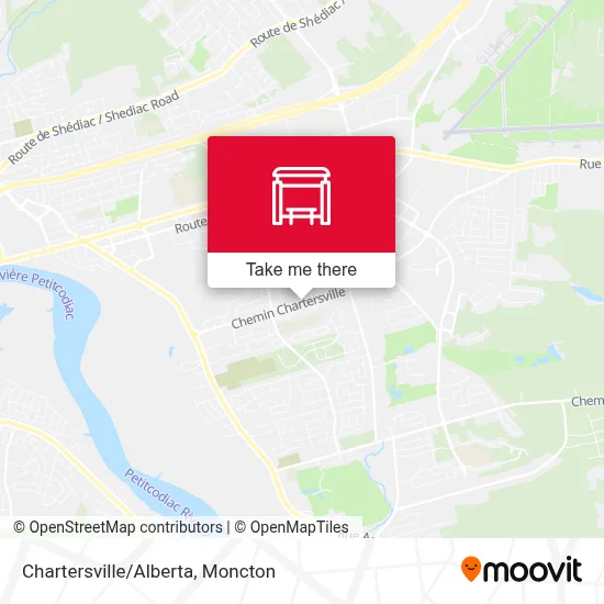 Chartersville/Alberta map