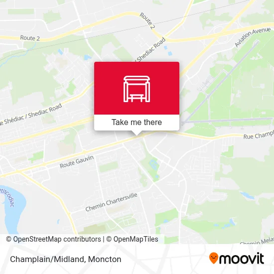 Champlain/Midland map