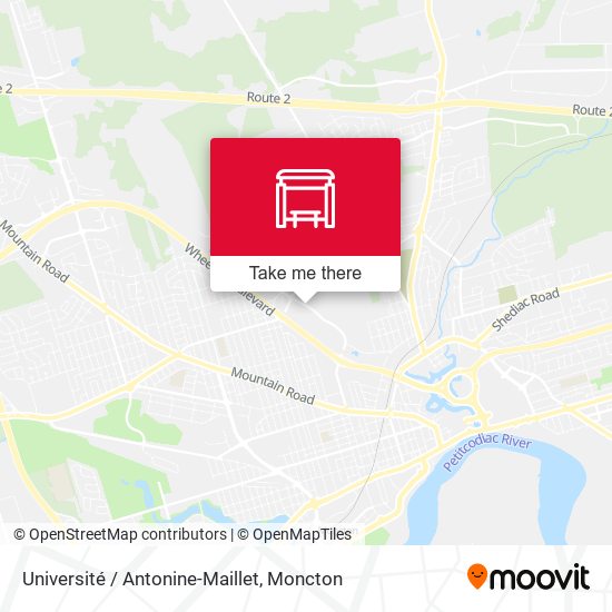Université / Antonine-Maillet plan