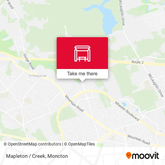 Mapleton / Creek map