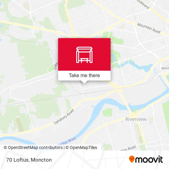 70 Loftus map