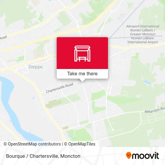 Bourque / Chartersville map