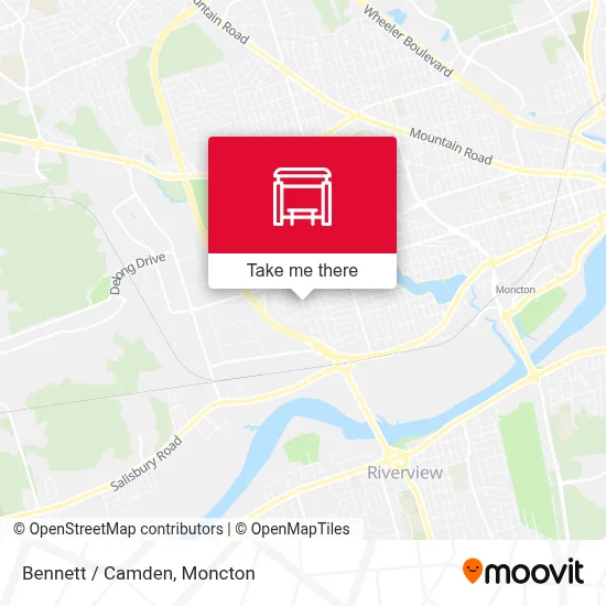 Bennett / Camden map