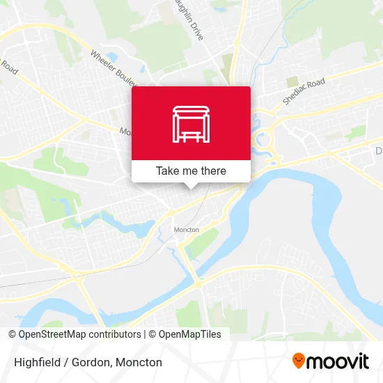 Highfield / Gordon map