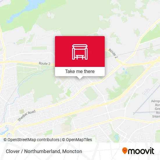 Clover / Northumberland map