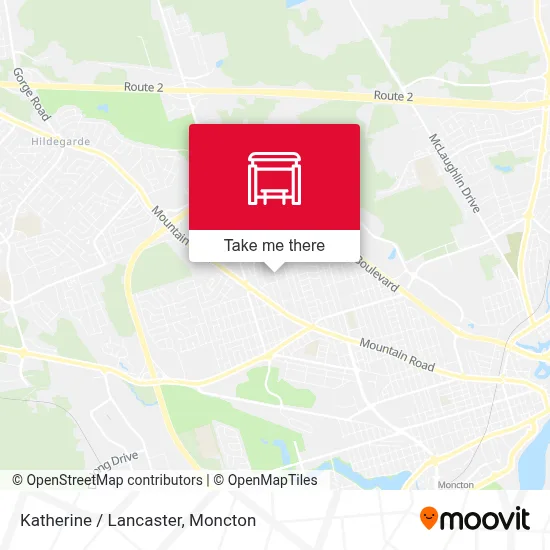 Katherine / Lancaster map