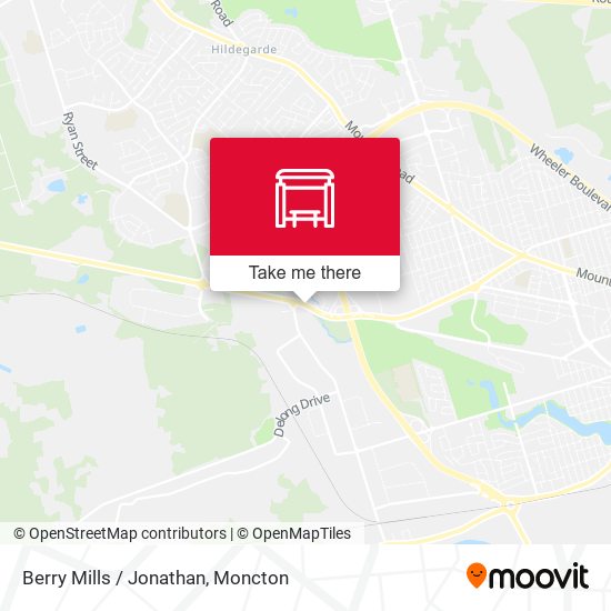 Berry Mills / Jonathan map