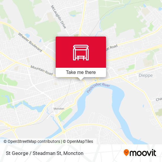 St George / Steadman St map