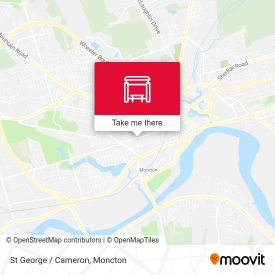 St George / Cameron map
